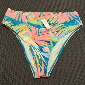 Cupshe Women’s size XL bottom. Dreamland Tropical Cheeky Bikini.